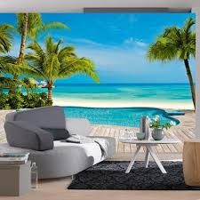 Highland Dunes Dishman Pool 12 X 100 Wall Mural Wayfair Beach Mural Wall Murals Beautiful Wall
