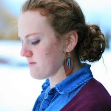 Buy Leather Teardrop Earrings, Classy, Minimalist, Top Grain Leather Online  in India