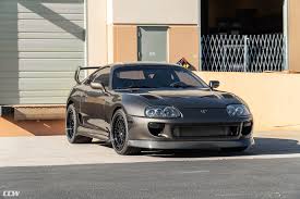 Maybe you would like to learn more about one of these? Quicksilver Toyota Supra Mkiv With A Set Of Ccw Classic Wheels In Matte Black W Gloss Black Lips