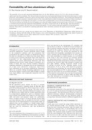 In this paper some shear and peel strengths are reported and the factors that affect the strength and fracture behaviour are metals, 108 (1986). Https Www Tandfonline Com Doi Pdf 10 1179 026708399101505347
