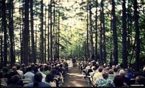 Ceremony At Shelden Estates At Stony Creek Metropark Koschcatering Wedding Sunsetterrace Michigan Wedding Venues Campground Wedding Wedding Venues