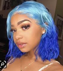 China Light Blue Dark Blue 100 Human Hair Extensions For Brazilian Hair Bundles With Frontal China Blue Human Hair Bundles And Dark Blue Hair Extension Price