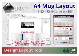 Mug Design Template Layout For Inkscape Perfect Layout Tool For Printing Dye Sublimation Mug Designs 10oz 11oz Layout Template In 2020 Design Template Mug Designs Sublimation Mugs