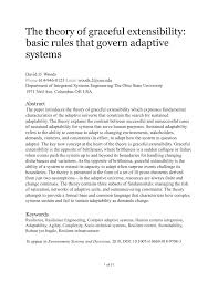 Above is graceful antonym in engish. Pdf The Theory Of Graceful Extensibility Basic Rules That Govern Adaptive Systems