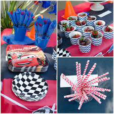Cars Lightning Mcqueen Birthday Party Ideas Photo 29 Of 31 Lightning Mcqueen Party Movie Birthday Party Lightning Mcqueen