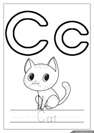 These are suitable for preschool, kindergarten and first grade. Letter C Worksheets Flash Cards Coloring Pages