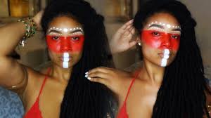 tribal warrior princess inspired makeup