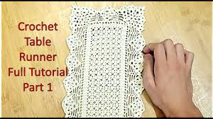 Free tablecloth patterns to print crochet free pattern pineapple tablecloth crochet learn. Learn How To Crochet Table Runner And Customize It S Length Tutorial Part 1 Youtube