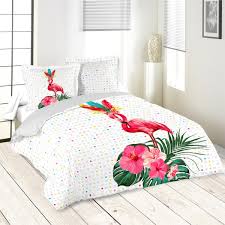 housse de couette pikaly flamant rose parure de lit housse de couette parure de couette