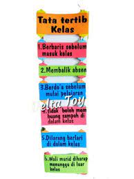 Maybe you would like to learn more about one of these? Ape Hiasan Gantung Dinding Tata Tertib Kelas Paud Tk Hiasan Ruang Kelas Alat Peraga Shopee Indonesia