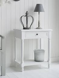 Small White Console Lamp Table For Hallway Or Living Room White Console Table Console Table Hall Console Table