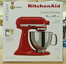 Kitchenaid mixer color comparisons of blues, silvers, blacks, reds, pinks, whites & more. Kitchenaid Artisan Series 5 Quart Tilt Head Stand Mixer Empire Red For Sale Online Ebay