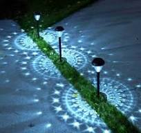 Black 3000K Outdoor Solar Powered Path Light Waterproof Automatic Charging Floor Mount Lamp Warm Light,10 LED Beads for Illuminating Villa Gardens, ...