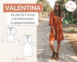 Looking for bluse cross blue shield? Schnittmuster Boho Kleid Und Bluse Valentina Von La Bavarese