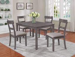 Complement modern decor with sleek black pieces, boxy silhouettes, and iron, metal, or glass details. Wilmoth 5 Piece Solid Wood Dining Set Solid Wood Dining Set Dining Table Wood Dining Room Furniture