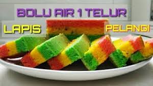 Berbagai macam aneka resep bolu kukus pelangi,bolu panggang lembut,resep membuat roti bolu panggang dan berbagai aneka resep lainnya. Resep Bolu Air 1 Telur Lapis Pelangi Youtube