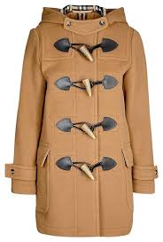 Burberry Camel Duffle Merton Wool Toggle Hooded Coat Size 2 Xs Tradesy