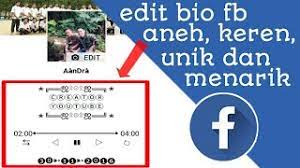 Enjoy my huge text character collection of special emoji for. Cara Buat Bio Fb Keren Unik Dan Kekinian 2019 Youtube