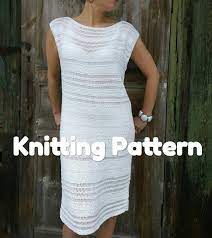 Maybe you would like to learn more about one of these? How To Knit Dress Easy Knitting Pattern Summer Dress Pattern Etsy Pattern Dress Women Summer Dress Patterns Knit Dress