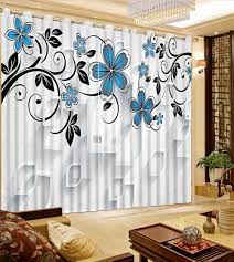 Cotton front elephant wall hanging door window curtain tapestry drape valance. Custom Printed Window Curtains Blue Custom Curtain 3d Curtains For Living Room Blue Curtains For Beding Room Curtains For Curtains For Living Roomwindow Curtains Aliexpress