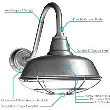 Gallery Of Lighting Goodyear Led Barn Light 8