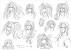 Drawing Long Hair Reference