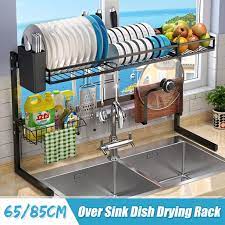 Matagal ko na gusto magkaroon ng maayos na stainless steel dish rack. Stainless Steel Dish Drying Rack Over Sink Drainer Shelf Storage Rack Kitchen Cutlery Utensils Holder Walmart Com Walmart Com