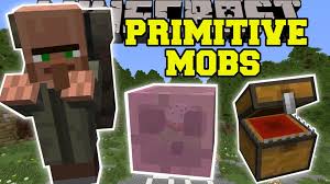Minecraft but mobs spawn op structures! Primitive Mobs For Minecraft 1 12 2