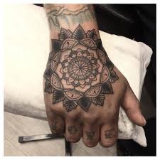Geometric tattoos come in many color palettes and designs. Amsterdam Dotwork Geometry Tattoos Mandala Hand Job Of Today On Michiel Thanks For