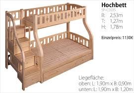 Hochbett Etagenbett Stockbett Doppelstockbett Massivholz Mobel Milan Bett Stockbett Etagenbett Kinder