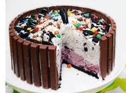 Birthday Chocolate Ice Cream Cake Recipe Kit Kat Ice Cream Cake Ice Cream Cake Recipe Ice Cream Birthday Cake Desserts
