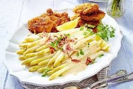 Ofenspargel Mit Schwarzwalder Sosse Zu Schnitzelchen Rezept Spargelgerichte Rezepte Und Spargel Rezepte