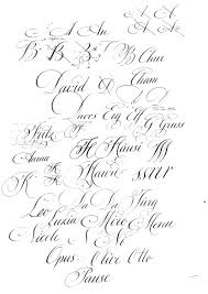 Kantone und lehrerverband wollen die schreibschrift. Kalligraphie Anglaise