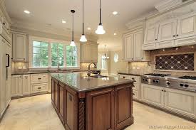 Dark island butcher block countertop design pictures remodel. White Kitchen With Black Counters Novocom Top