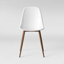 Parsons chairs are upholstered dining chairs that feature straight backs and an armless design. Copley Plastic Dining Chair White Project 62 Target