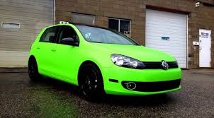 Black And Neon Green Rims Matte Neon Green Car Vw Parts Car Colors