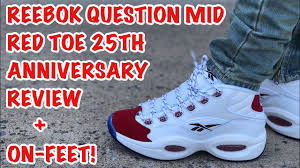 But a.i.'s mark on basketball and its surrounding culture has been unquestionable. Reebok Question Mid Og Red Toe 25th Anniversary Review And On Feet Youtube