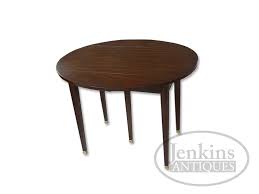 A traditional dining table in mahogany with inlaid ebony and satinwood banding has three original 16 leaves, signed by luxury maker, henkel harris of virginia our customers. Henkel Harris Mahogany Extension Table Jenkins Antiques