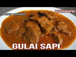 Gulai merupakan salah satu masakan yang diolah dalam kuah bumbu rempah yang bercita rasa gurih. Resep Gulai Sapi Gulai Daging Youtube