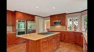 Much like oak, hickory takes very well to light or natural stain. Ashtonizing Cherry Wood Kitchen Cabinets Youtube