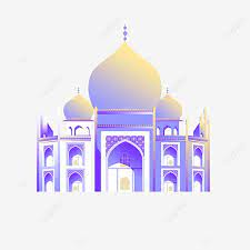 Fashion Hand Painted Taj Mahal Design For Commercial Use Fashion Gradient Cartoon Png Transparent Clipart Image And Psd File For Free Download In 2021 Taj Mahal Name Wallpaper Cartoons Png