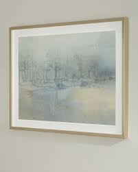 Create a mood—a hint of a landscape element or focal point—evoking a feeling of fluidity and emotion. Benson Cobb Studios Amsterdam Handmade Framed Print Wall Art By Carol Benson Cobb Neiman Marcus