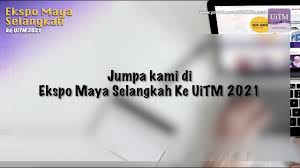 Program selangkah ke uitm 2019 edu.my. Ekspo Maya Selangkah Ke Uitm 2021 Promo Video Youtube