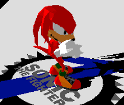 Sonic The Hedgeblog Knuckles The Echidna From The Sonic The Fighters Sonic Sonic The Fighters Echidna