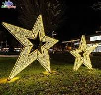3D Star Light Motif - Decorative LED for Halloween & More