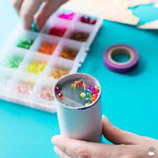 Before You Toss That Toilet Paper Roll Make A Beautiful Diy Kaleidoscope With Your Kids Diy Kaleidoscope Crafts For Kids Toilet Paper Roll Crafts