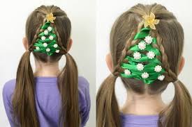 This natural hair blowout for christmas. Cute Christmas Hairstyles For Little Girls Charming Ideas For Your Princess