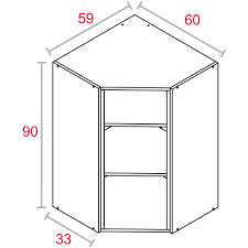 Toda la información sobre instituto superior de enseñanza en emagister: Modulo De Cocina Alto Blanco 90x60 Rinconera Catalogo Maderas Acuna
