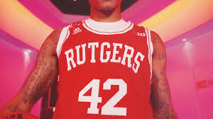 Design your custom basketball uniforms online. Rutgers Basketball Throwback Uniform Uniswag