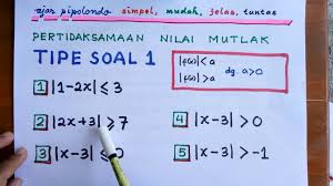 Nilai mutlak dari suatu bilangan x dapat diartikan sebagai jarak bilangan tersebut terhadap titik 0 sifat persamaan nilai mutlak jika x merupakan suatu bentuk aljabar dan k adalah bilangan real. Ppt Persamaan Dan Pertidaksamaan Nilai Mutlak Belajar